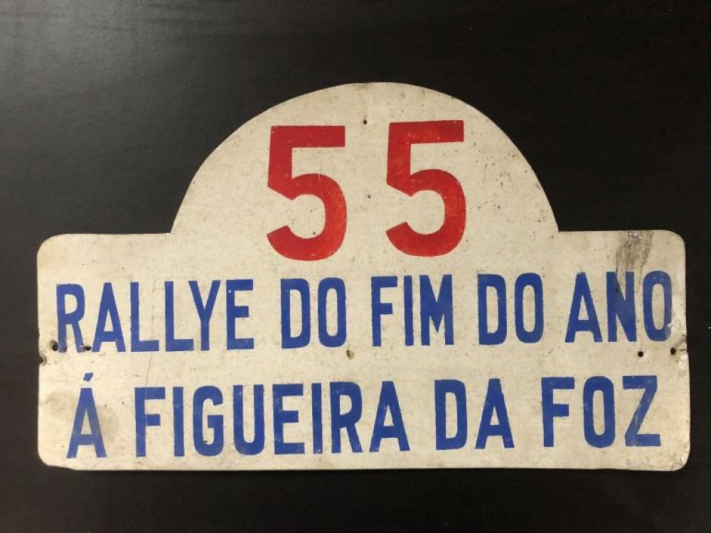 Figueira da Foz End of the Year Rally Plate 1955