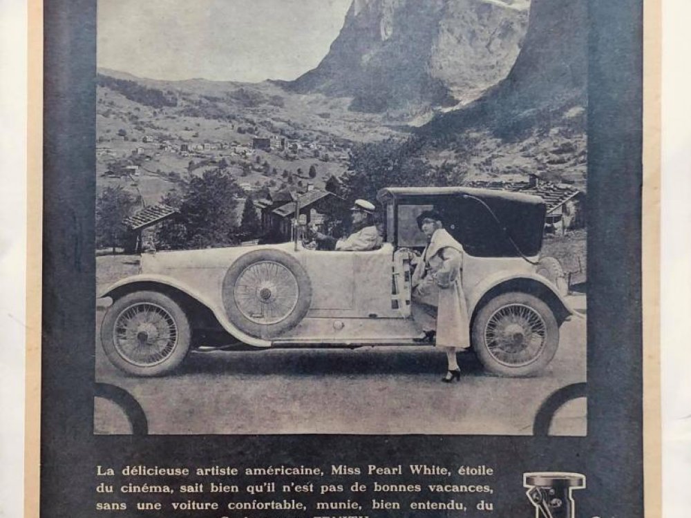 Newspaper advertisement 1924 Le Carburateur ZÉNITH