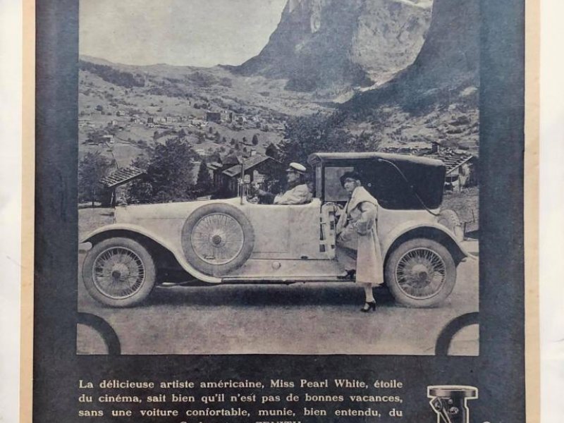 Publicidade jornal 1924 Le Carburateur ZÉNITH